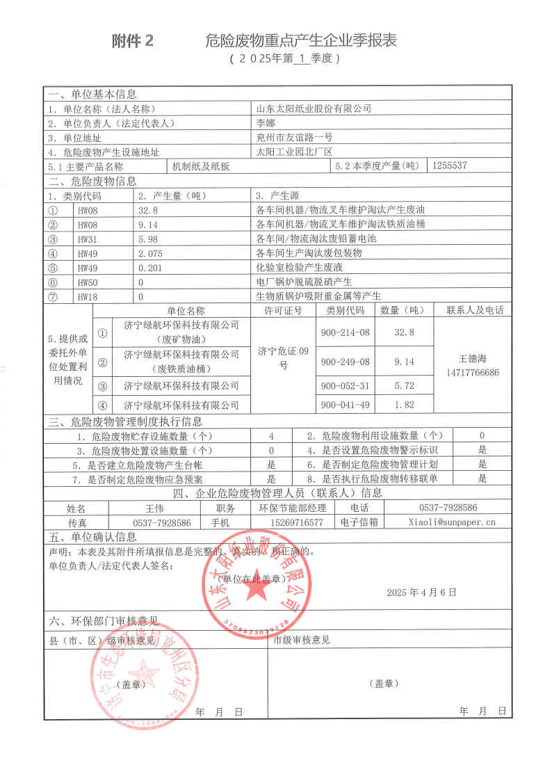 2025年百乐博纸业危险废物第一季度报表.jpg